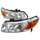 Honda Civic Coupe 2006-2011 Chrome Custom Headlights