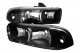 Chevy S10 Pickup 1998-2004 Black Custom Headlights