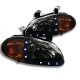 Honda Del Sol 1993-1997 Smoked Euro Headlights with LED DRL