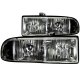 Chevy S10 Pickup 1998-2004 Euro Headlights Black