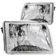 Ford Ranger 1993-1997 Crystal Headlights Chrome