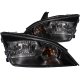 Ford Focus ZX4 2005-2007 Crystal Headlights Black