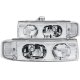 Chevy Astro 1995-2005 Chrome Euro Headlights