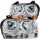 Chrysler 300 2005-2010 CCFL Halo Headlights Chrome