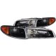 Pontiac Grand Prix 1997-2003 Black Headlights and Corner Lights