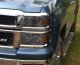 Chevy Silverado 1500 2014-2015 Smoked Headlights LED DRL