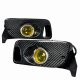 Honda Civic 1992-1995 Carbon Fiber Yellow OEM Style Fog Lights