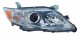 Toyota Camry 2010 Right Passenger Side Replacement Headlight