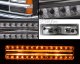 GMC Sierra 3500 1994-1998 Smoked Front Bumper Lights