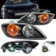 Mazda RX7 1999-2002 Depo Black Bumper Lights