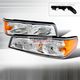 Chevy Colorado 2004-2012 Depo Clear Front Bumper Lights