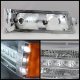 Chevy Silverado 2500 2003-2004 Clear LED Bumper Lights