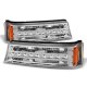 Chevy Silverado 3500 2003-2006 Clear LED Bumper Lights