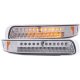 Chevy Silverado 1999-2002 LED Bumper Lights Chrome