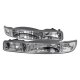 GMC Sierra 2500HD 2001-2006 Chrome Bumper Lights