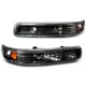 Chevy Silverado 1999-2002 Black Bumper Lights