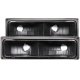 Chevy 1500 Pickup 1994-1998 Bumper Lights Black