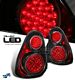Chevy Monte Carlo 2000-2005 Depo Carbon Fiber LED Tail Lights