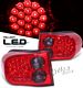 Toyota FJ Cruiser 2007-2010 Red and Smoked LED Tail Lights