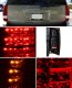 Chevy Tahoe 2007-2009 Red and Clear LED Tail Lights