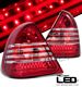 Mercedes C Class 1995-2000 Red and Clear LED Tail lights
