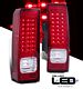 Hummer H3 2005-2008 Red LED Tail Lights