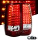 Chevy Tahoe 2007-2009 Red and Clear LED Tail Lights