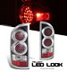 Dodge Ram 2002-2005 Black and Clear LED Style Tail Lights