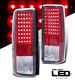 Chevy Astro 1985-1994 Red and Clear LED Tail lights