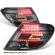 Mercedes Benz C Class 2008-2010 Smoked LED Tail Lights