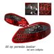 Porsche Boxster 1997-2004 Red and Clear LED Tail Lights