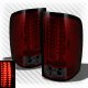 GMC Sierra 2007-2013 Red and Smoked LED Tail Lights