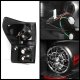 Toyota Tundra 2007-2013 Black Ring LED Tail Lights