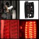 Ford Expedition 1997-2002 Red and Clear LED Tail Lights