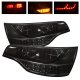 Audi Q7 2007-2009 Smoked LED Tail Lights