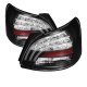 Toyota Yaris Sedan 2007-2011 Black LED Tail Lights