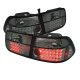 Honda Civic Coupe 1996-2000 Smoked LED Tail Lights