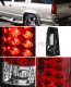 Chevy Suburban 1992-1999 Red and Clear LED Tail Lights