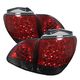 Lexus RX300 1998-2000 Red and Smoked LED Tail Lights