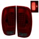 Ford F450 Super Duty 1999-2007 Red and Smoked LED Tail Lights