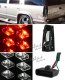 GMC Yukon Denali 1999-2000 Black LED Tail Lights