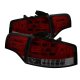 Audi A4 Sedan 2006-2008 Red and Smoked LED Tail Lights