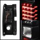 Hummer H3 2006-2009 Black LED Tail Lights