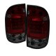 Toyota Tacoma 2001-2004 Red and Smoked LED Tail Lights