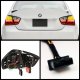 BMW 3 Series E90 Sedan 2006-2008 Red and Clear LED Tail Lights