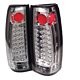 Chevy 1500 Pickup 1988-1998 Clear LED Tail Lights