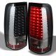 Chevy Silverado 1999-2002 Black LED Tail Lights