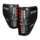 Ford F150 2009-2014 Black LED Tail Lights