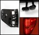 Ford F150 2009-2014 Red and Clear LED Tail Lights