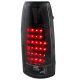 GMC Yukon Denali 1999-2000 LED Tail Lights Black